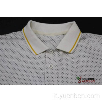 Tessuto jacquard di cotone 100% con camicia normale